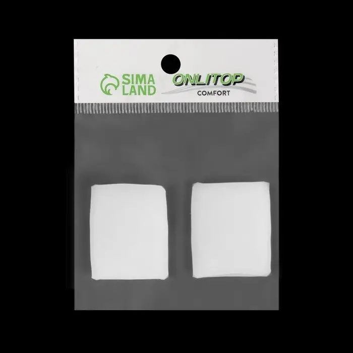 Напальчники для больших пальцев ног, силиконовый, 3.5&times;3.5&times;1.5 см, пара, белые