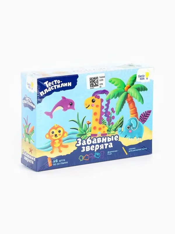 Набор для детской лепки "Забавные зверята"