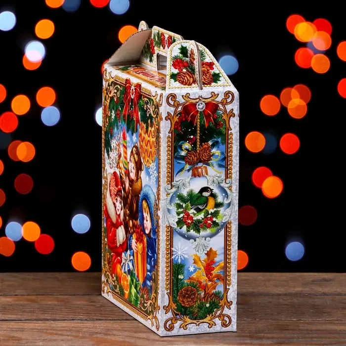 Подарочная коробка "Дети" в белом 16,8 х 7 х 25 см