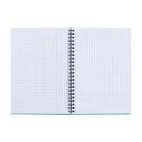 Тетрадь А5 80л кл на гребне ErichKrause Reef, пласт обл, блок оф, бирюз