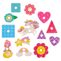 Настольная игра. Геоборд с доп. элементами &laquo;Замок принцессы&raquo; 20х20 см