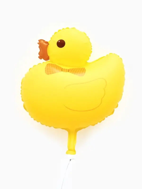 Воздушный шар фольгированный 26" "Уточка" цвет желтый