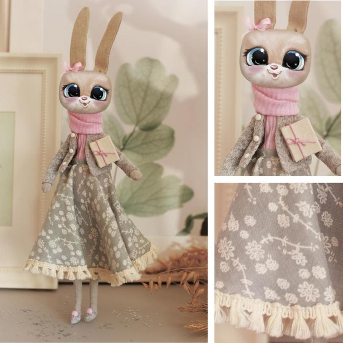 Набор для шитья. Мягкая игрушка &laquo;Зайка Сильвия&raquo;, 40 см