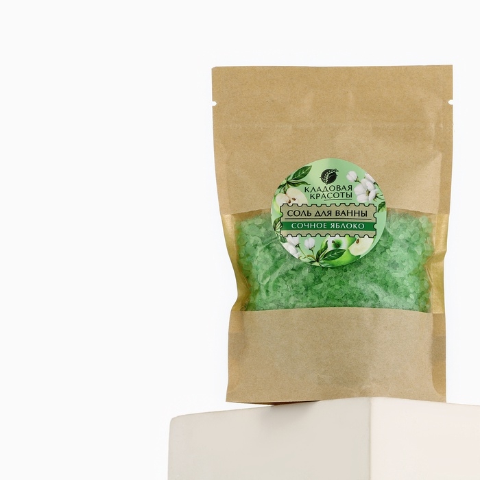 Соль для ванны с ароматом сочного яблока, 150 г