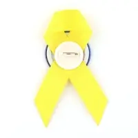 Значок с лентой на Выпускной &laquo;Выпускник&raquo;, d = 4,5 см