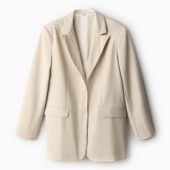 Пиджак женский MINAKU: Classic цвет бежевый, р-р 46-48
