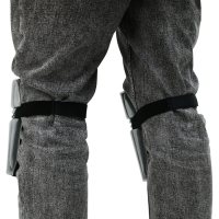 Наколенники защитные, универсальные, 19 &times; 16.5 см, серые