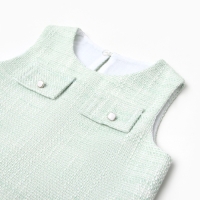 Сарафан для девочки, MINAKU :Party Dress, цвет зеленый, рост 116 см