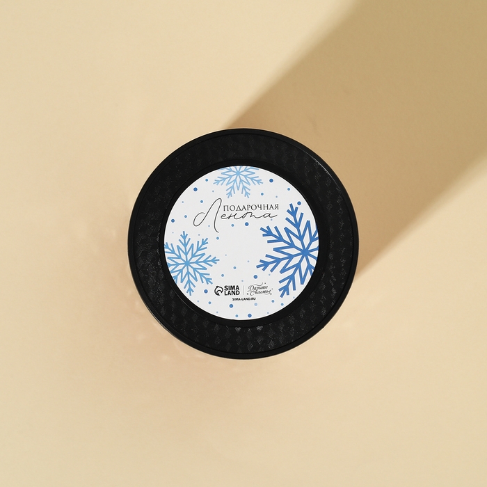 Лента для декора и подарков &laquo;Снежинки&raquo;, красная, 0.5 см &times; 200м