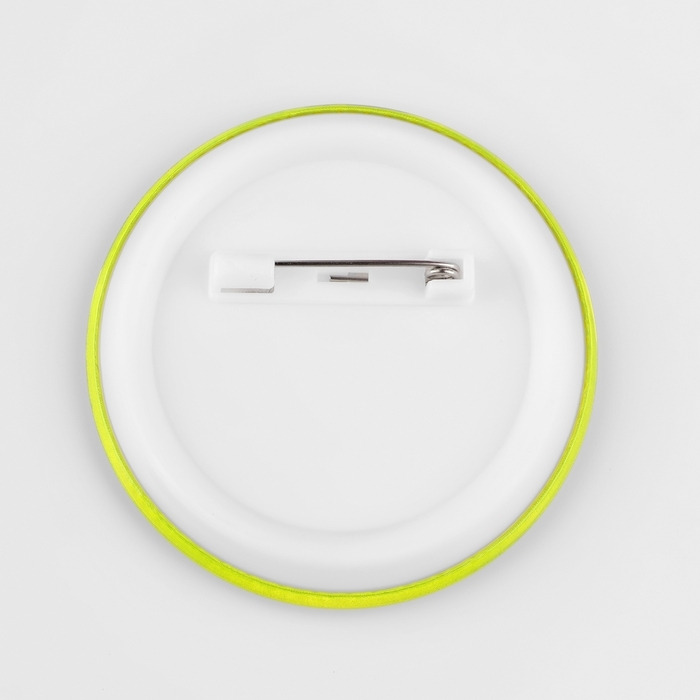 Светоотражающий значок &laquo;Смайл&raquo;, d = 5,8 см, цвет МИКС