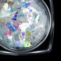 Радужные хлопья для декора &laquo;Битое стекло&raquo;, голографические