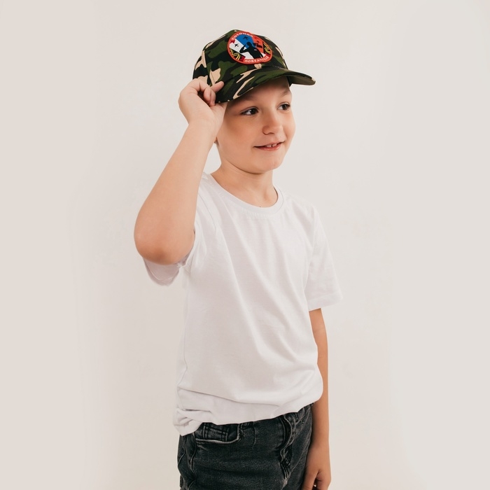 Карнавальная кепка &laquo;Военный&raquo;, нашивка-солдат, р. 52&ndash;54