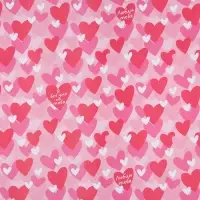 Бумага упаковочная крафтовая &laquo;Люблю тебя&raquo;, 70 х 100 см