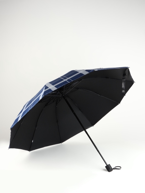 Зонт механический «Клетка», эпонж, 4 сложения, 10 спиц, R = 54/60 см, D = 120 см, цвет МИКС Зонт механический «Клетка», эпонж, 4 сложения, 10 спиц, R = 54/60 см, D = 120 см, цвет МИКС