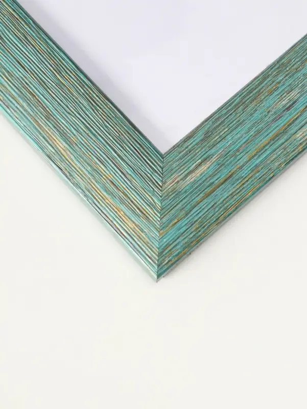 Фоторамка для фото 40х50 см "Luxe Elegance" пластик, морской, (пластик экран)