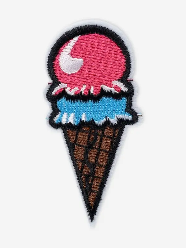 Термоаппликация &laquo;Мороженое&raquo;, 7.2&times;3.5 см, разноцветная
