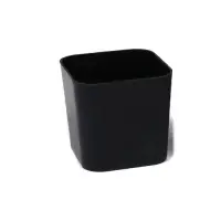 Горшок для рассады, 300 мл, d=7.5 см, h=7.5 см, пластик, чёрный, Greengo