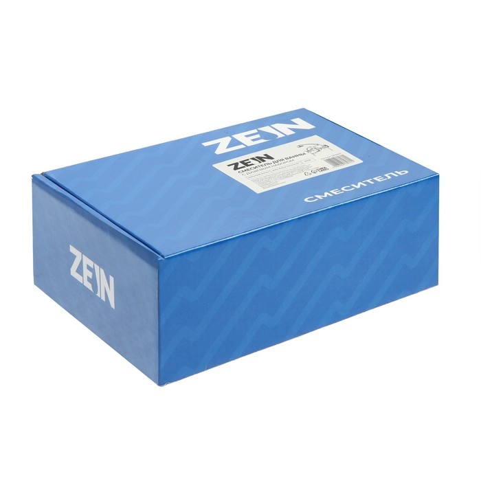 Смеситель для ванны ZEIN Z4051, короткий излив, кран-букса латунь 1/2 Смеситель для ванны ZEIN Z4051, короткий излив, кран-букса латунь 1/2", душевой набор, хром