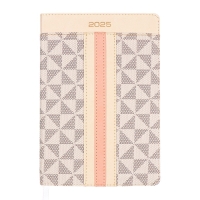 Ежедневник датированный 2025 года A5 168 листов, deVENTE. Expert, интегральная обложка кожзам, карман, перфорация, ляссе, кремовый блок 70 г/м2, серый