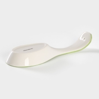 Подставка фарфоровая под ложку Доляна &laquo;Зелёный сад&raquo;, 21,5&times;7,5 см