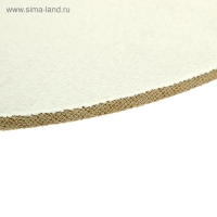 Холст круглый на оргалите 4мм, d-40 хлопок 100% акриловый грунт м/з 250г/м&sup2;