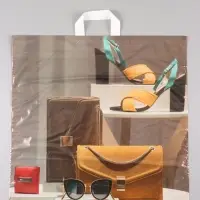 Пакет "Витрина", полиэтиленовый с петлевой ручкой, 55 х 55 + 4 см, 60 мкм