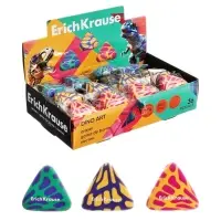 Ластик ErichKrause Dino Art, 28&times;26&times;10 мм, МИКС