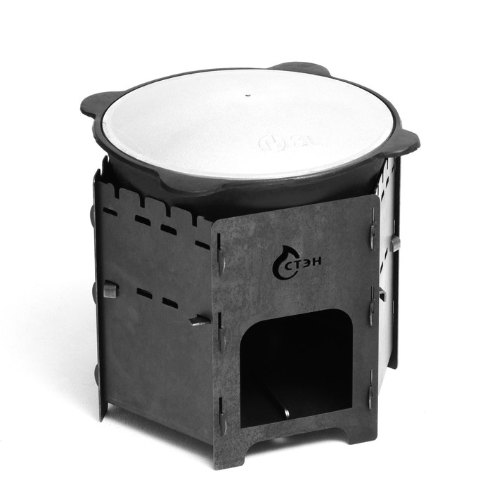 Печь-Казан-Мангал Печь-Казан-Мангал "ПКМ Лайт" 35 х 39,5 х 32 см