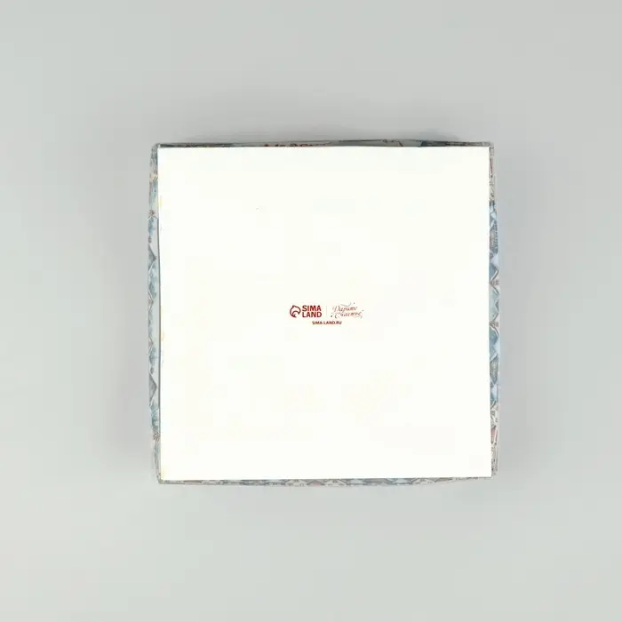 Коробка под 9 конфет с ячейками &laquo;Новогодний городок&raquo;, 14.5 х 14.5 х 3 см