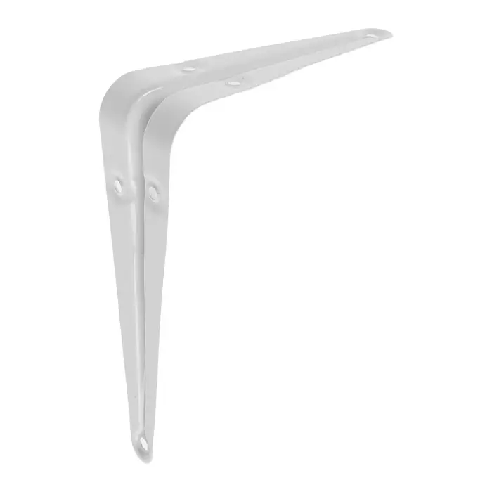 Кронштейн ТУНДРА, 125&times;100&times;0.8 мм, белый