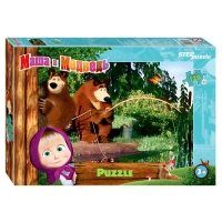 Пазл &laquo;Маша и Медведь - 2&raquo;, 120 элементов, МИКС