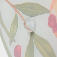 Фруктовница Доляна &laquo;Гранат&raquo;, d=20/25 см, h=24 см, стекло, рисунок