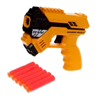 Бластер &laquo;Агент&raquo;, стреляет мягкими пулями, цвета МИКС