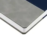 Ежедневник Horizon, недатированный, серый с синим