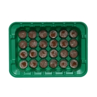 Мини-парник для рассады: кокосовая таблетка d = 3 см (24 шт.), парник 25 &times; 17,5 см, jiffy