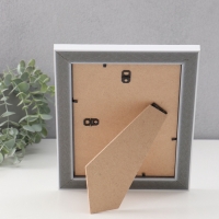 Фоторамка пластик "МИРАМ" 15х21 см, белый, волнистый Фоторамка пластик "МИРАМ" 15х21 см, белый, волнистый