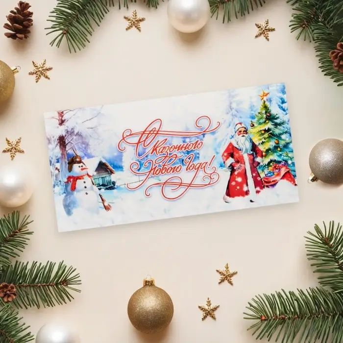 Конверт для денег &laquo;Сказочного Нового Года!&raquo;, 16&times;8 см