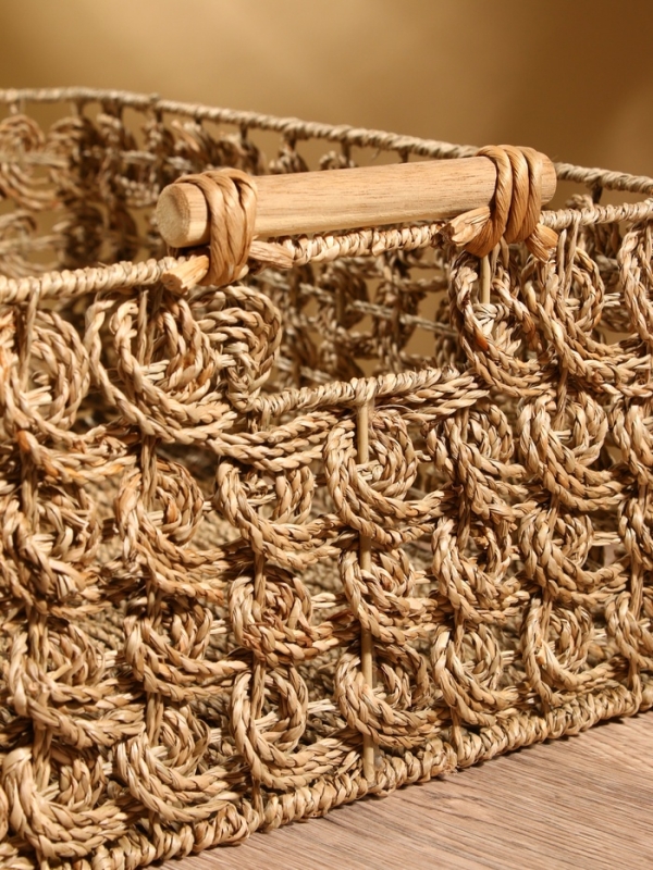 Корзина плетеная 46х31х20 см, сиграсс