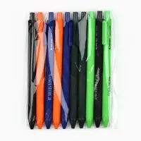 Ручка пластик автоматическая 0.7 мм &laquo;Школьные приколы&raquo;, синяя паста, МИКС