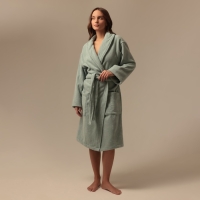 Халат махровый женский SL HOME: Basic "Аззура", размер L, 100% хлопок, 420 г/м2 Халат махровый женский SL HOME: Basic "Аззура", размер L, 100% хлопок, 420 г/м2