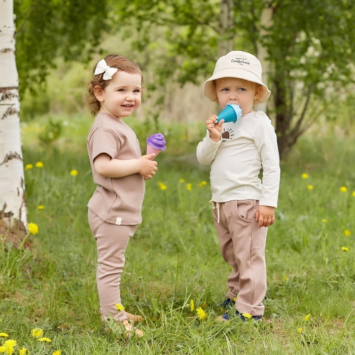 Футболка Крошка Я Апельсин, рост 80-86 см, бежевый Футболка Крошка Я Апельсин, рост 80-86 см, бежевый