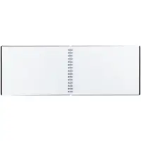 Блокнот А5 60л на гребне BG обл пластик, тисн фольг, черный