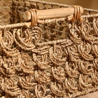 Корзина плетеная 46х31х20 см, сиграсс