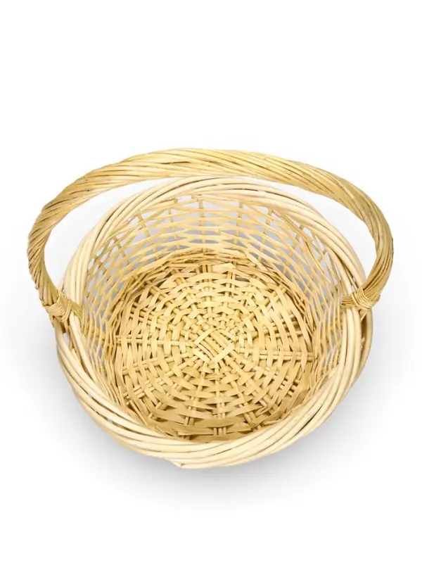 Набор корзин 3 шт, 36х36х14, 30х30х13, 23х23х7  лоза белый