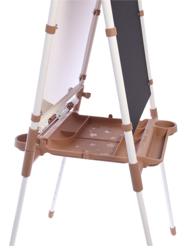 Доска знаний-мольберт 2 двусторонний ДЗМ2/БЖ бежевый