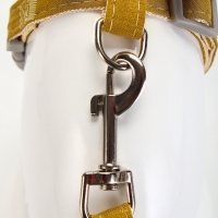 Комплект амуниции "Леди и Джентельмен", поводок 120 х 1,5 см, желтый