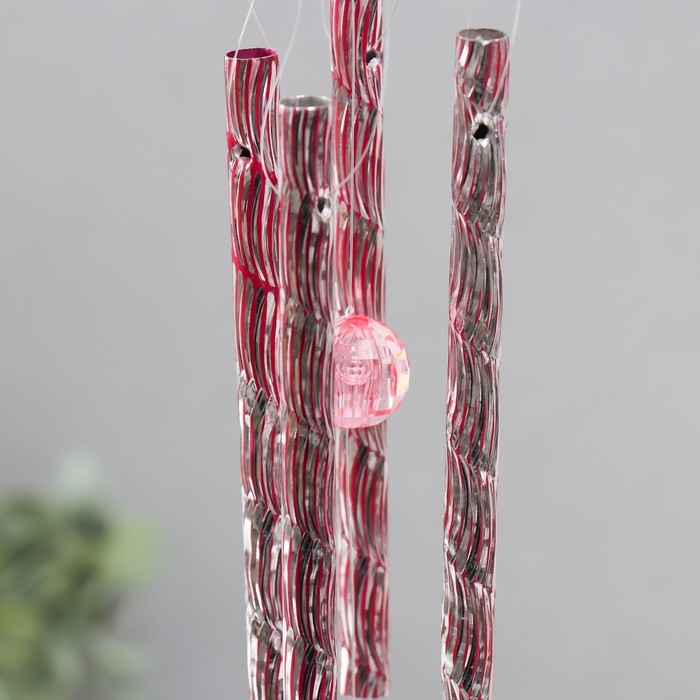 Музыка ветра пластик "Бабочка"  4 трубки 40 см