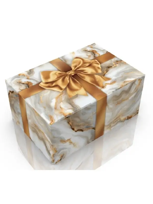 Коробка складная &laquo;Золотой бант&raquo;, 22 х 15 х 10 см