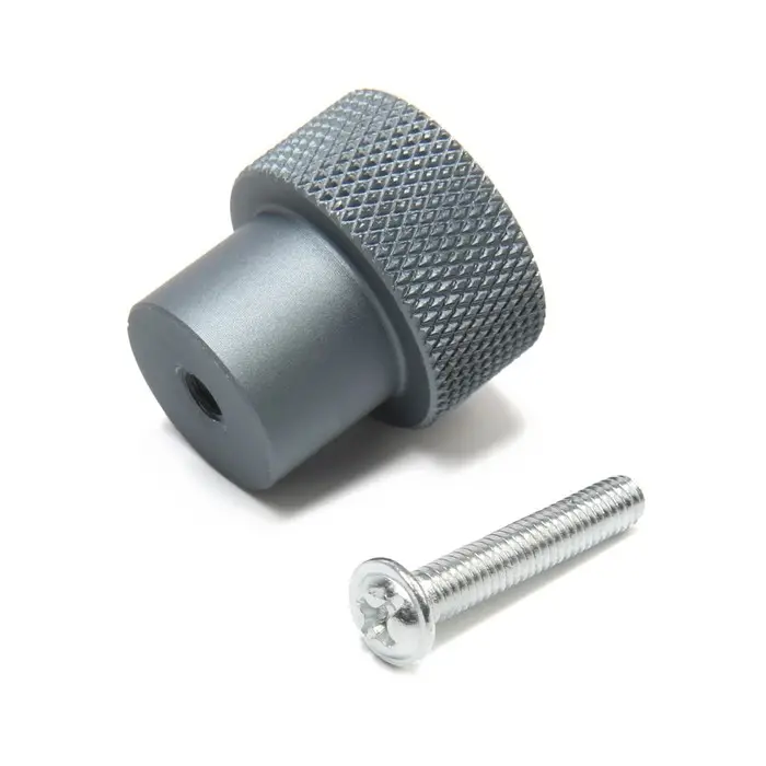 Ручка-кнопка CAPPIO PK328, d=23 мм, цвет графит