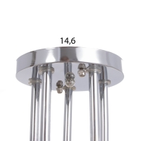 Люстра "Аура" бп 5х40Вт Е27 Хром МОДЕЛЬ: 2612363 Люстра "Аура" бп 5х40Вт Е27 Хром МОДЕЛЬ: 2612363